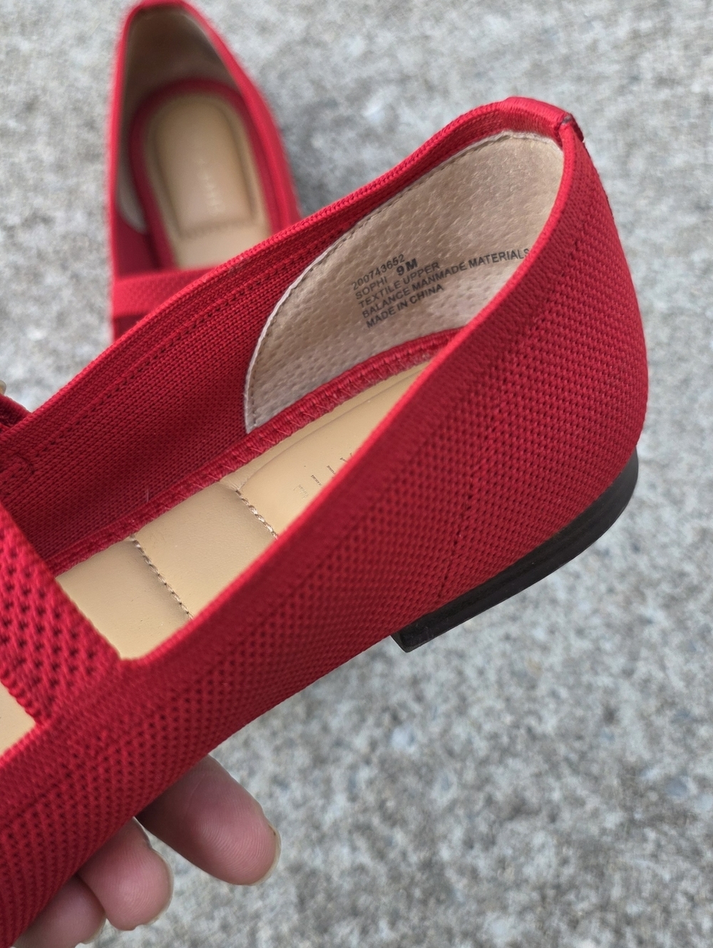 ❤️ Red Mary Jane Flats – Like New Condition ❤️ - Picture 3 of 5